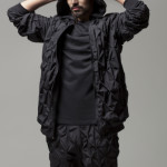 Look 11 black Mashael SS16 menswear