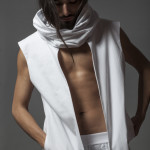 Look 25 white Mashael SS16 Menswear