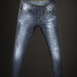 De Wallen reflective denim alta