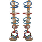 ags for peter pilotto multicolour vachetta & rivets colourful front view HIGH