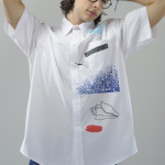 Niccolò: camicia/shirt Sandro Gaeta for webelieveinstyle.maison, occhiali/glasses Web