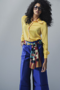 Yendry: Total look Up! Love it, occhiali/sunglasses vintage A.N.G.E.L.O., sciarpa in vita/scarf used as belt SCI'M for webelieveinstyle.maison