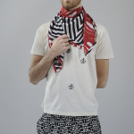 Enrico: T-shirt V V Kidz, pantaloni/trousers Yezael by Angelo Cruciani, foulard/scarf SCI'M for webelieveinstyle.maison