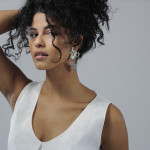 Yendry: abito/dress Albino, earring Fery by Sara Capoferri